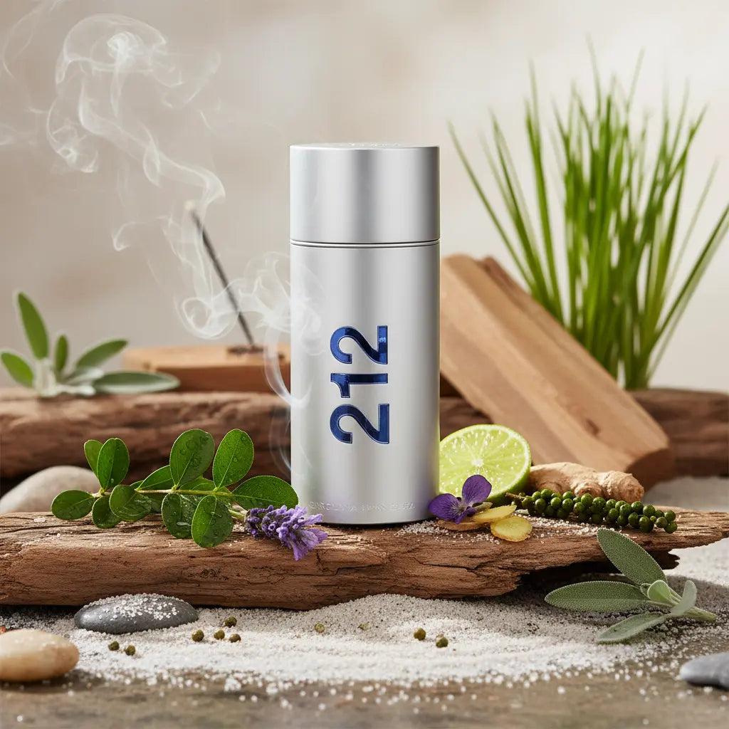 212 Men Eau de Toilette Masculino - Carolina Herrera - Universo do Perfume
