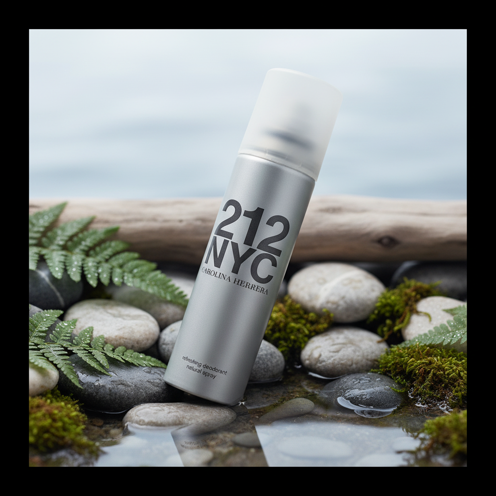 Perfume 212 NYC Refreshing Desodorante Feminino - Carolina Herrera em composição olfativa inspirada na fragrância