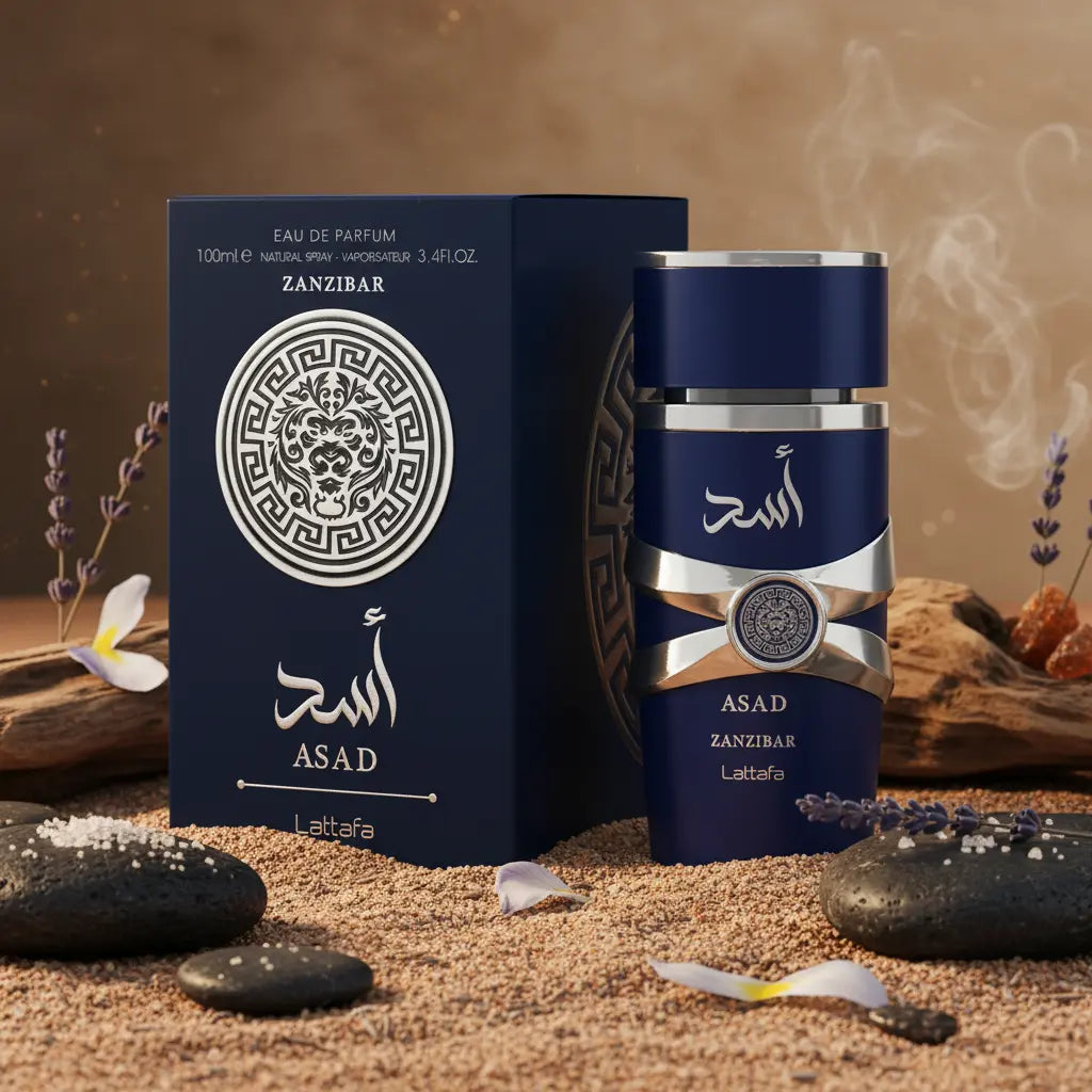 Asad Zanzibar Eau de Parfum Masculino - Lattafa - Universo do Perfume