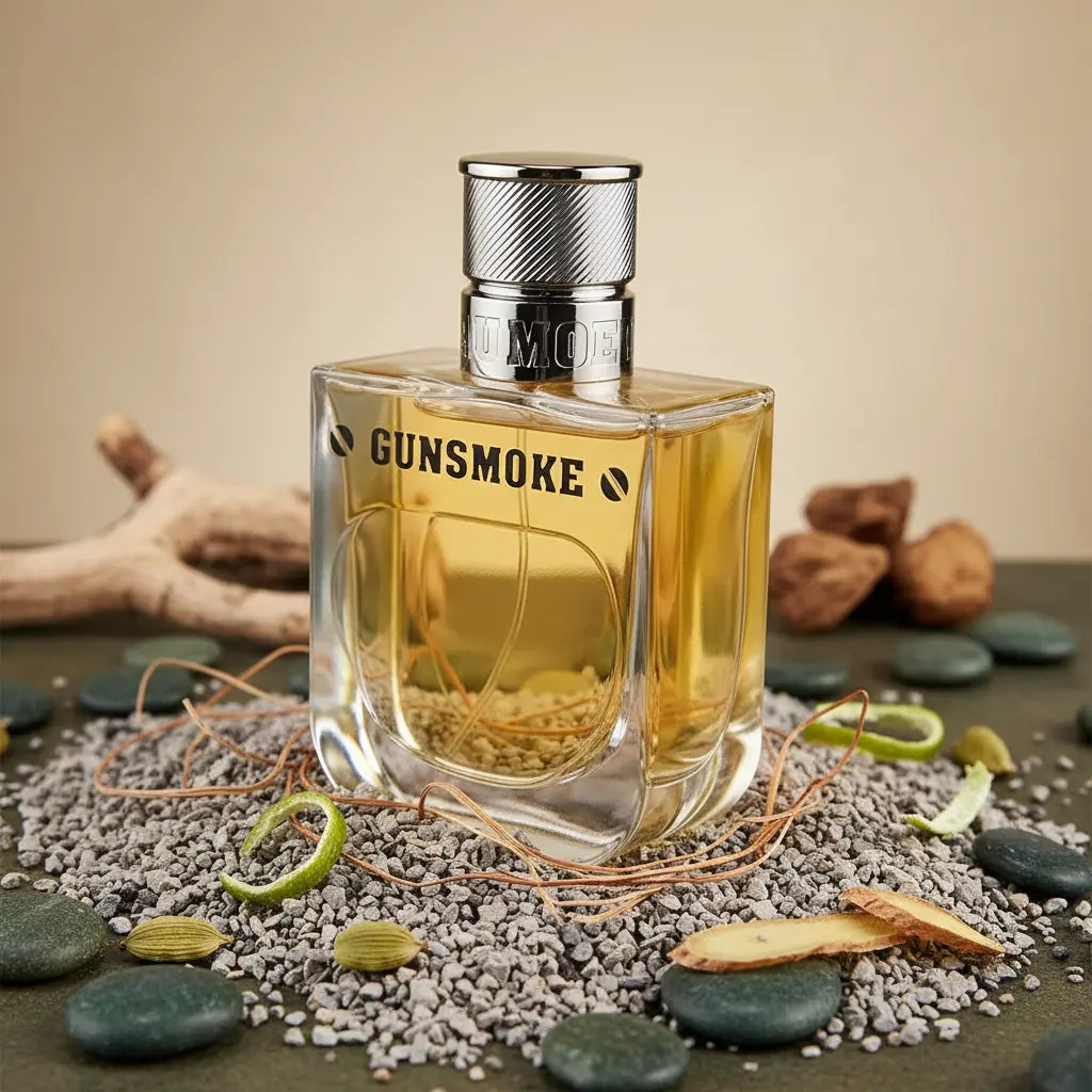 Gunsmoke Eau de Toilette Masculino - Linn Young - Universo do Perfume
