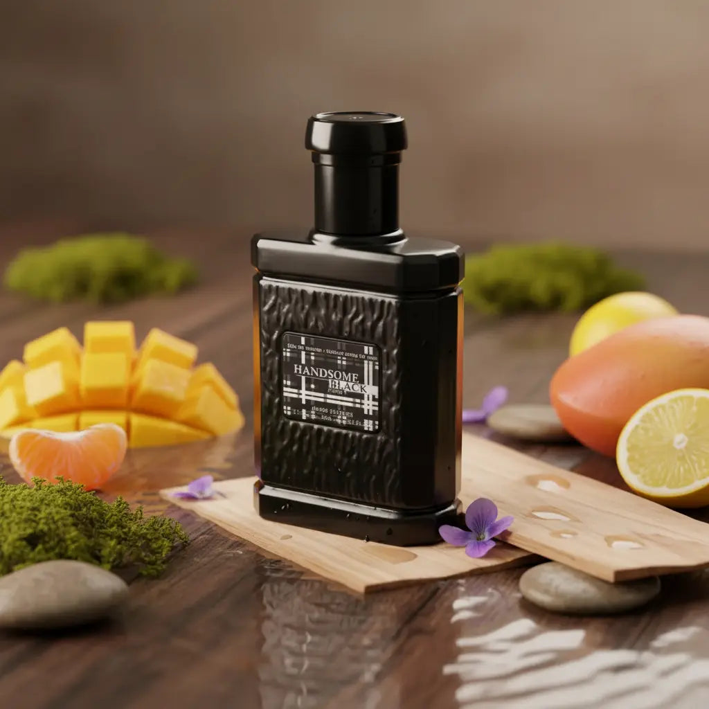 Handsome Black For Men Eau de Toilette Masculino - Paris Elysees - Universo do Perfume