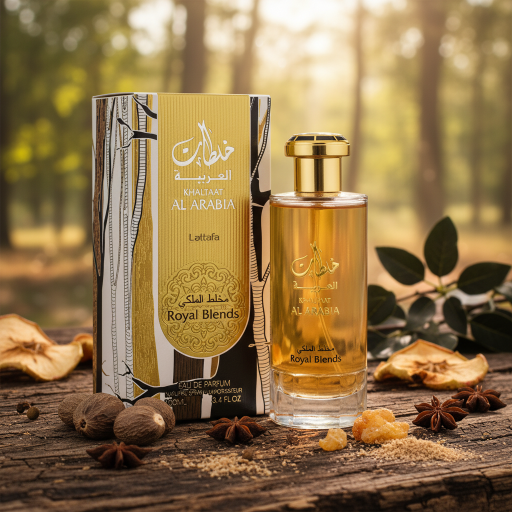Perfume Khaltaat Al Arabia Royal Blends Eau de Parfum Unissex - Lattafa em composição olfativa inspirada na fragrância