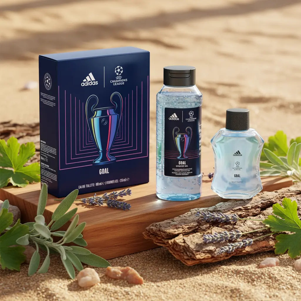 Kit Adidas Uefa Champions League Goal Eau de Toilette Masculino - Adidas - Universo do Perfume
