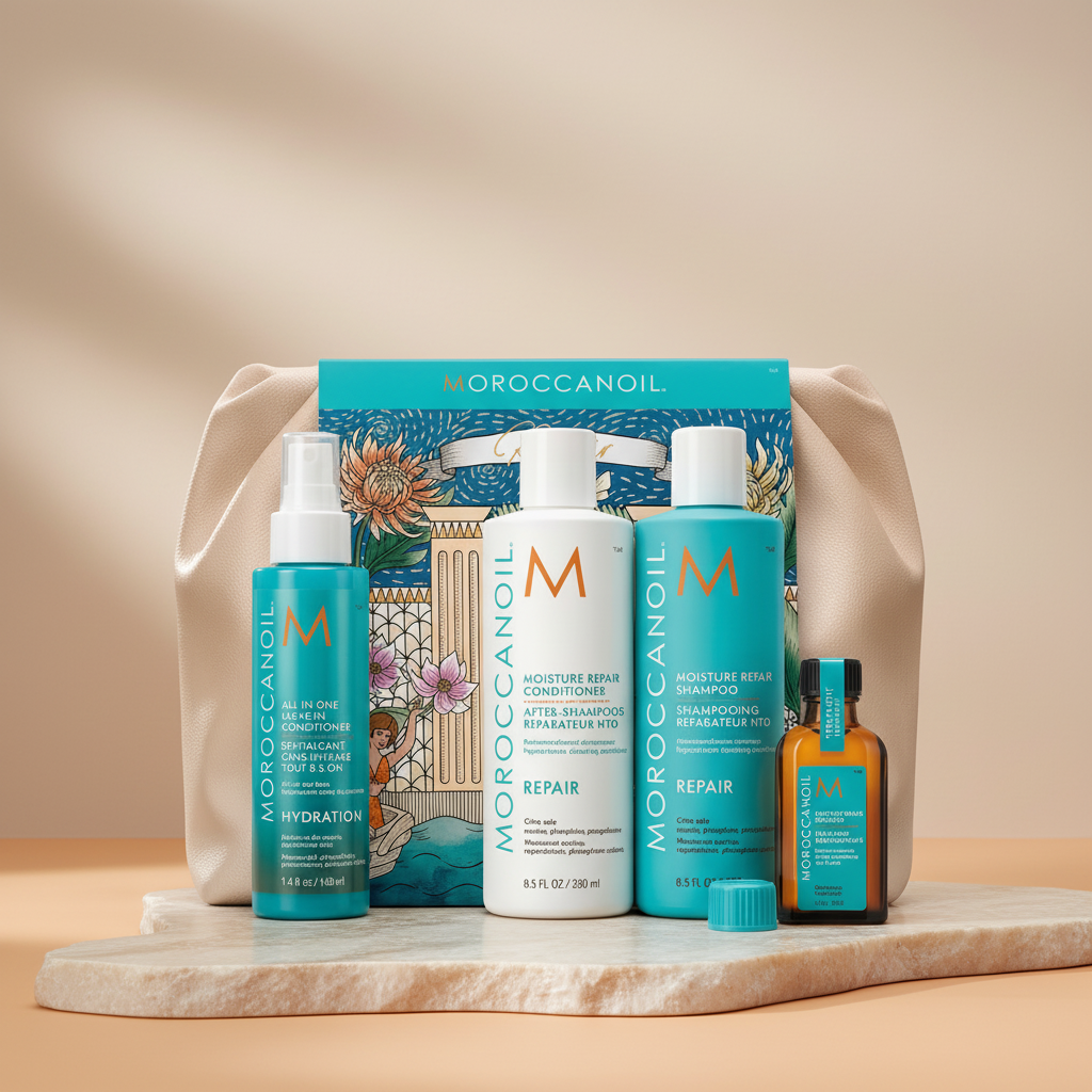 Kit Moroccanoil Repair Tratamento Capilar Completo Unissex - Moroccanoil