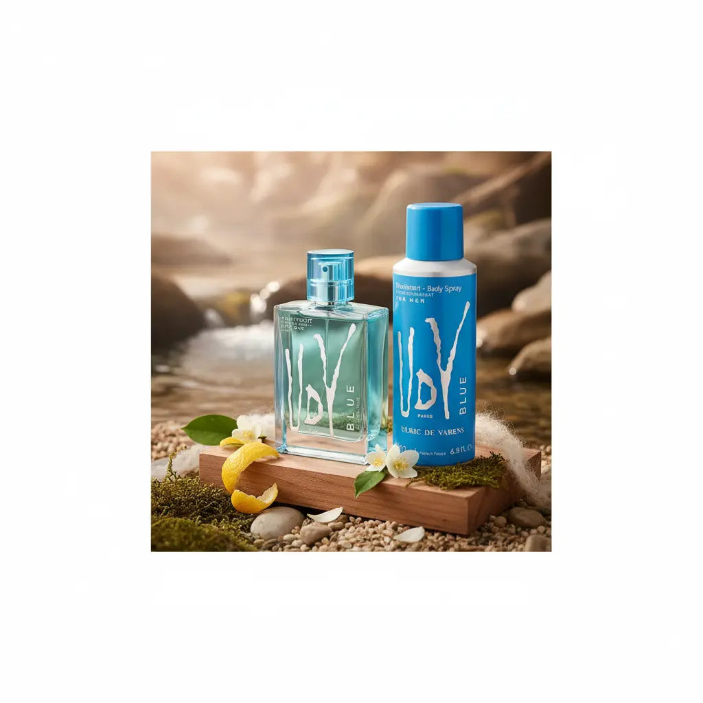 Kit Ulric de Varens Blue Masculino Eau de Toilette - Ulric de Varens - Universo do Perfume