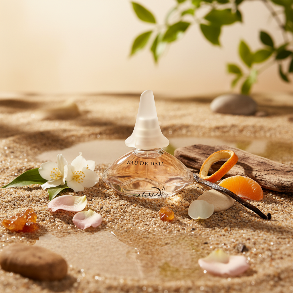 Perfume Miniatura Eau de Dali Eau de Toilette Feminino - Salvador Dalí em composição olfativa inspirada na fragrância