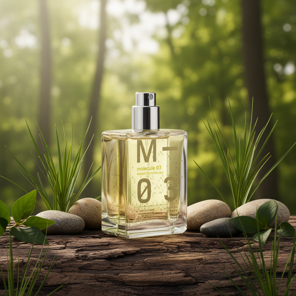 Perfume Molecule 03 Eau de Toilette Unissex - Escentric Molecules em composição olfativa inspirada na fragrância