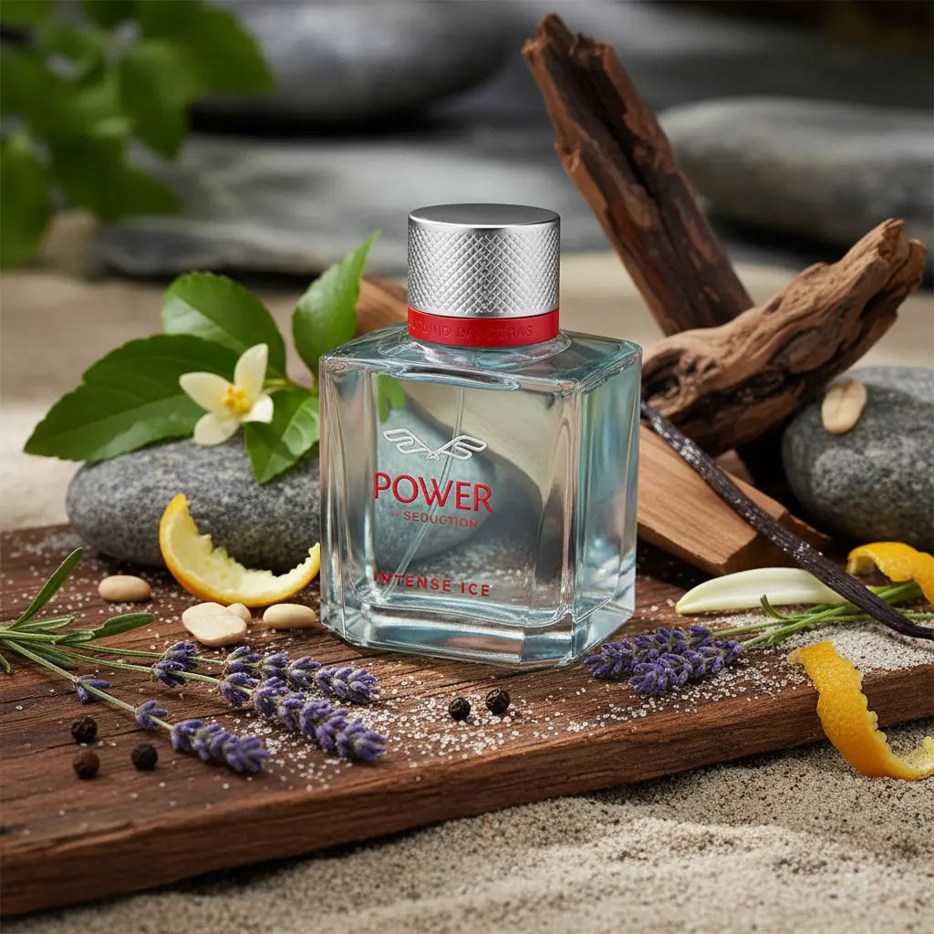 Power Of Seduction Intense Ice Eau de Toilette Masculino - Antonio Banderas - Universo do Perfume