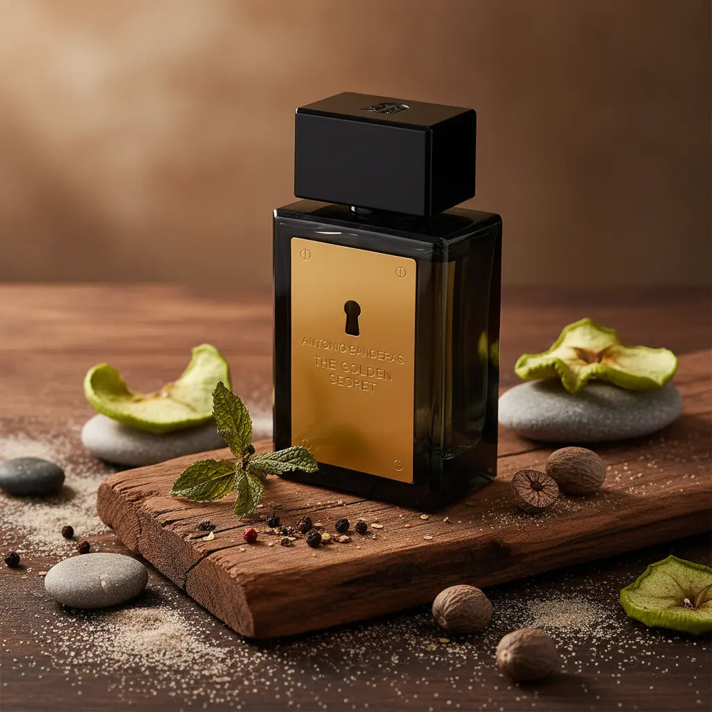 The Golden Secret Eau de Toilette Masculino - Antonio Banderas - Universo do Perfume