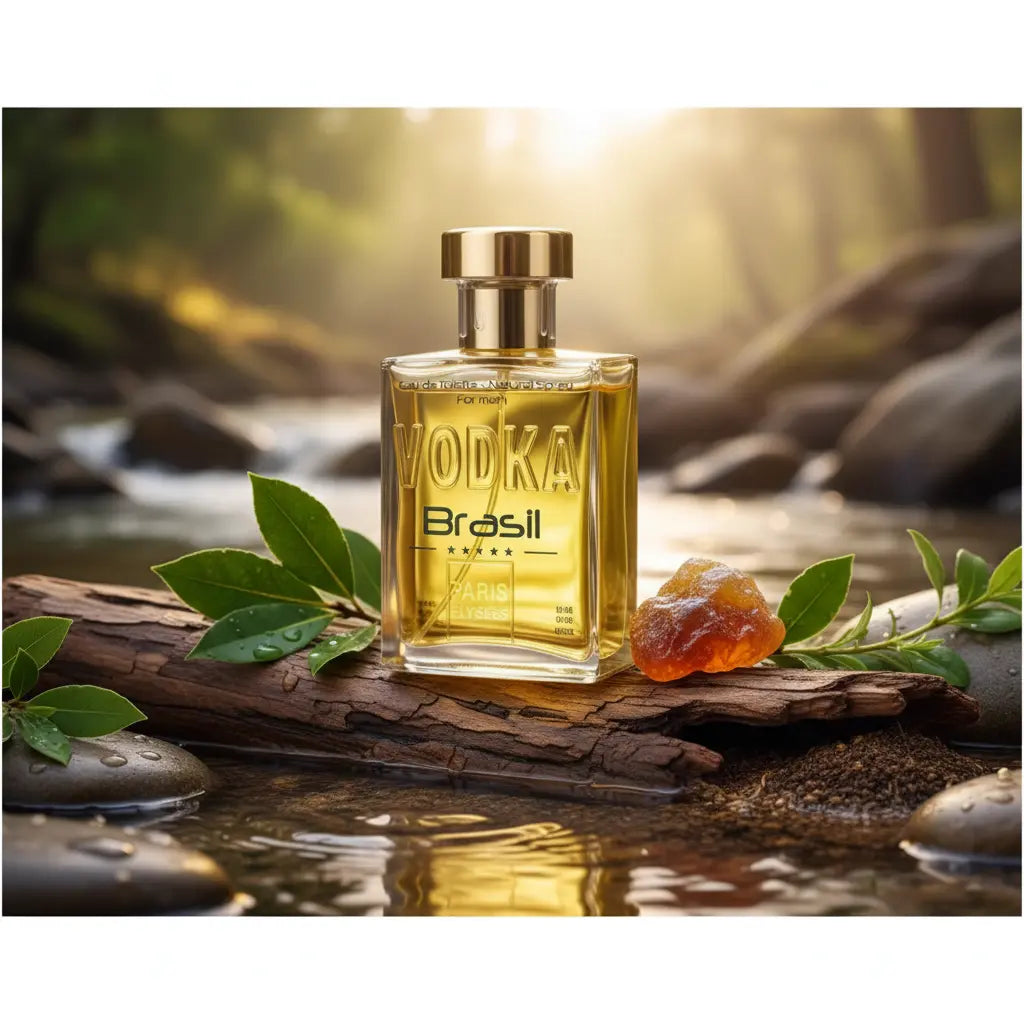 Vodka Brasil Amarelo For Men Eau de Toilette Masculino - Paris Elysees - Universo do Perfume