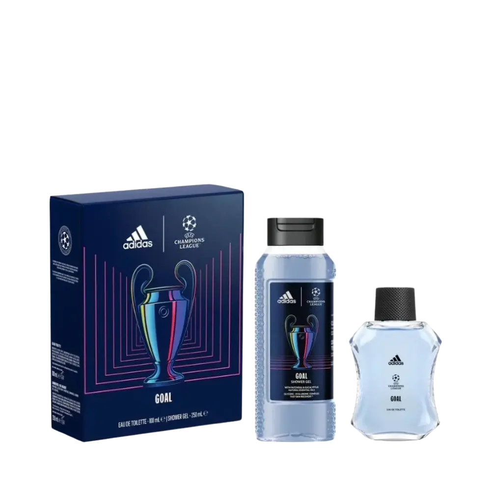 Kit Adidas Uefa Champions League Goal Eau de Toilette Masculino - Adidas - Universo do Perfume