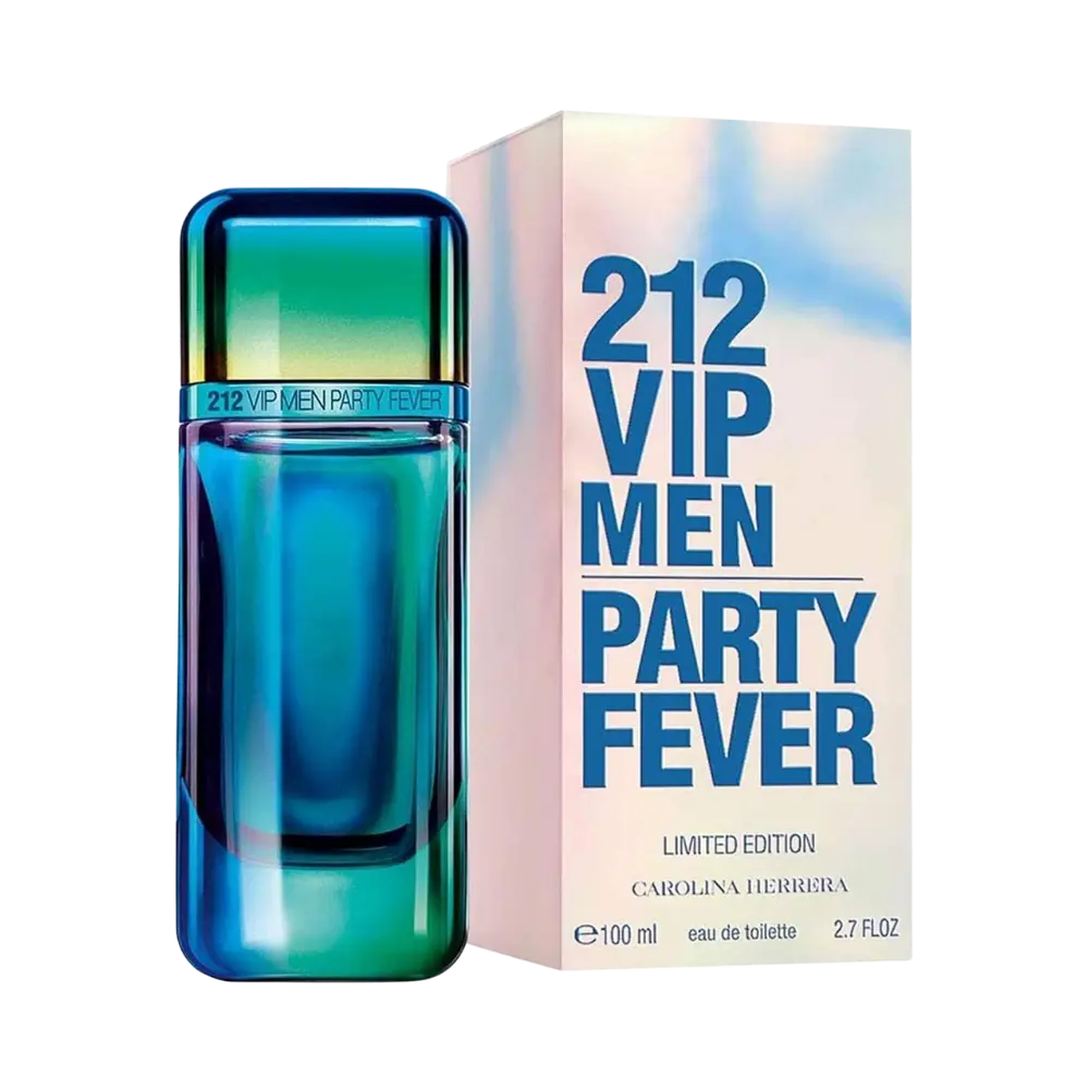 212 VIP Men Party Fever Limited Edition Eau de Toilette Masculino - Carolina Herrera - Universo do Perfume