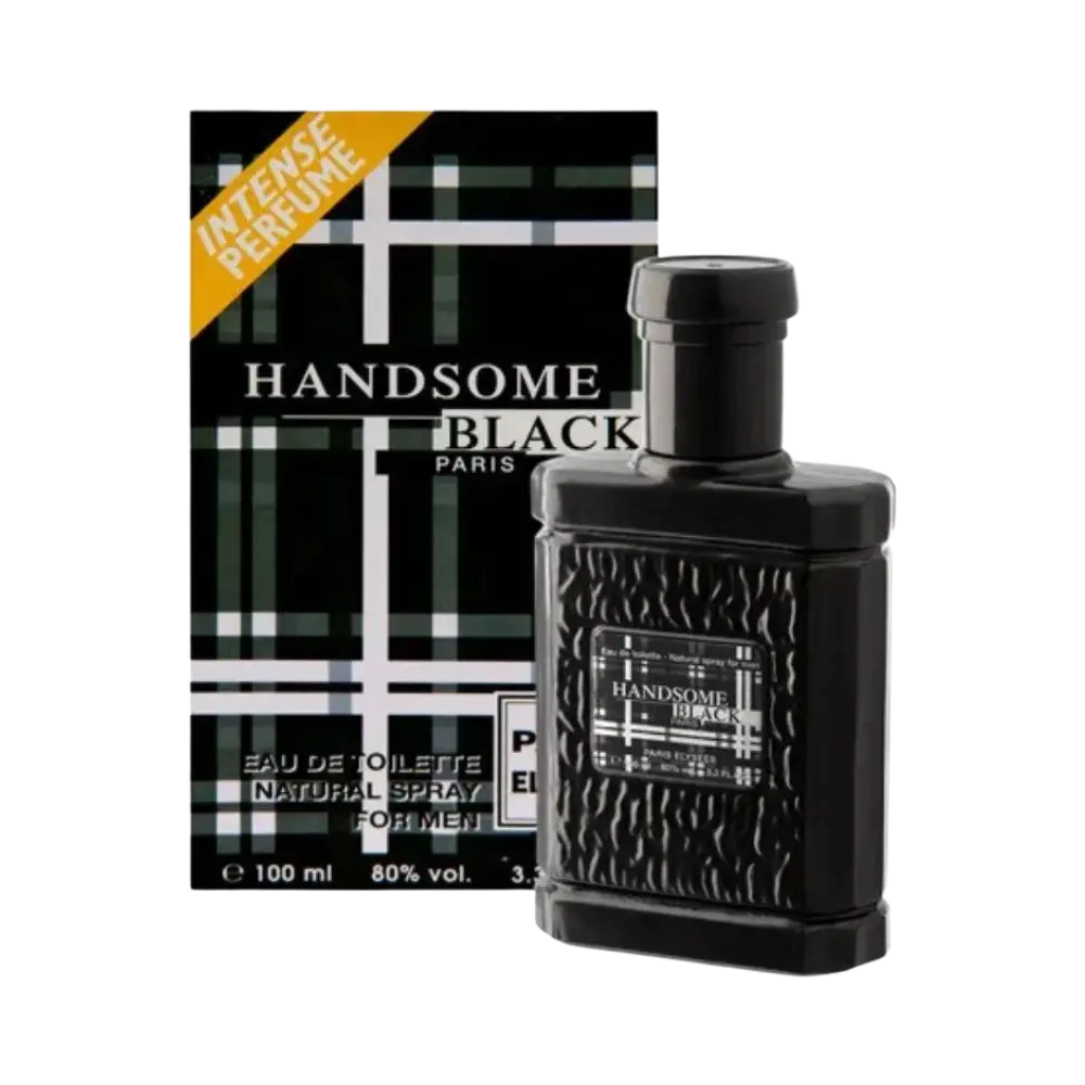 Handsome Black For Men Eau de Toilette Masculino - Paris Elysees - Universo do Perfume