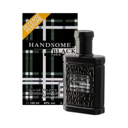 Handsome Black For Men Eau de Toilette Masculino - Paris Elysees - Universo do Perfume