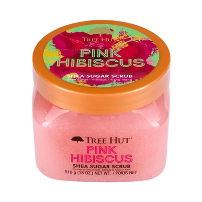Pink Hibiscus Shea Sugar Scrub Esfoliante Corporal - Tree Hut - Universo do Perfume