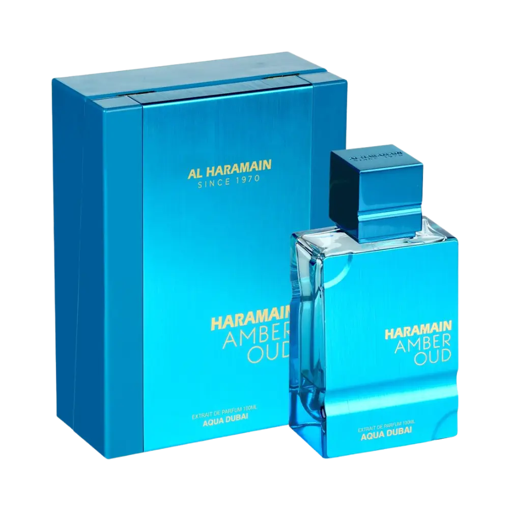 Amber Oud Aqua Dubai Extrait de Parfum Unissex - Al Haramain - Universo do Perfume
