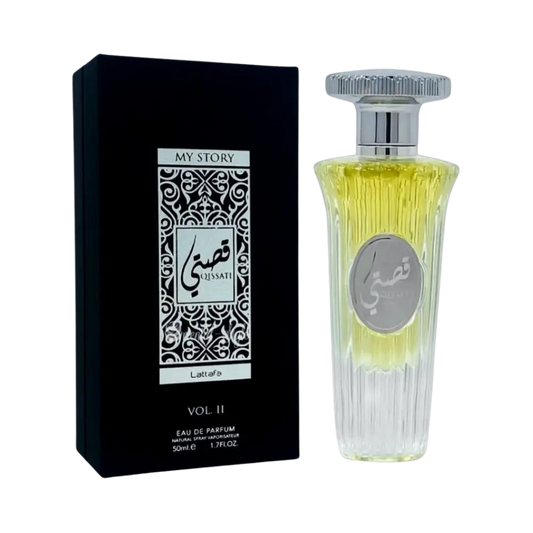 My Story Qissati Vol II Eau de Parfum Unissex - Lattafa - Universo do Perfume