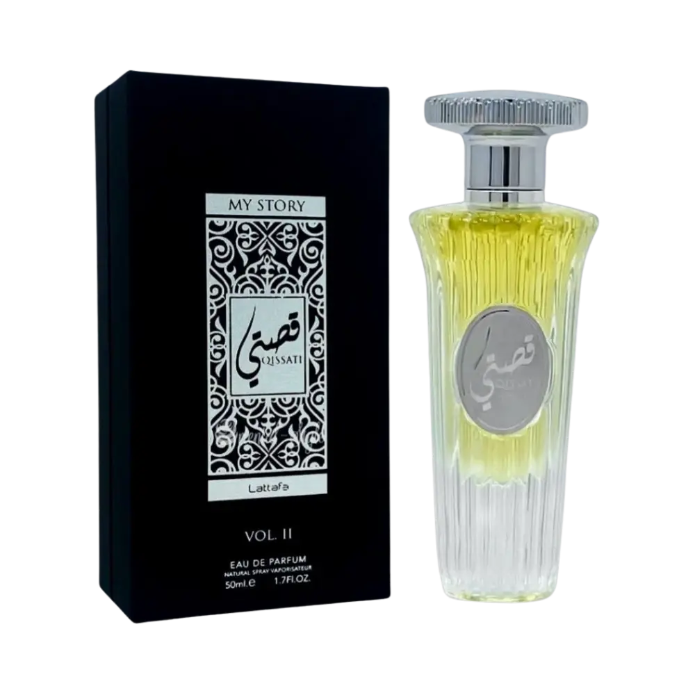 My Story Qissati Vol II Eau de Parfum Unissex - Lattafa 50ml - Universo do Perfume