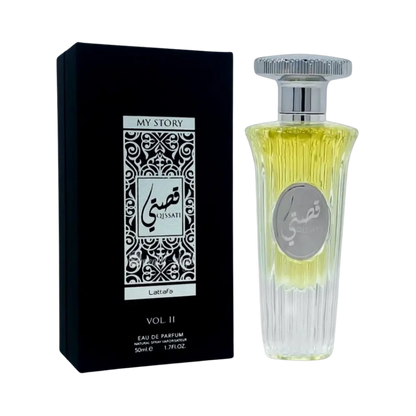 My Story Qissati Vol II Eau de Parfum Unissex - Lattafa 50ml - Universo do Perfume