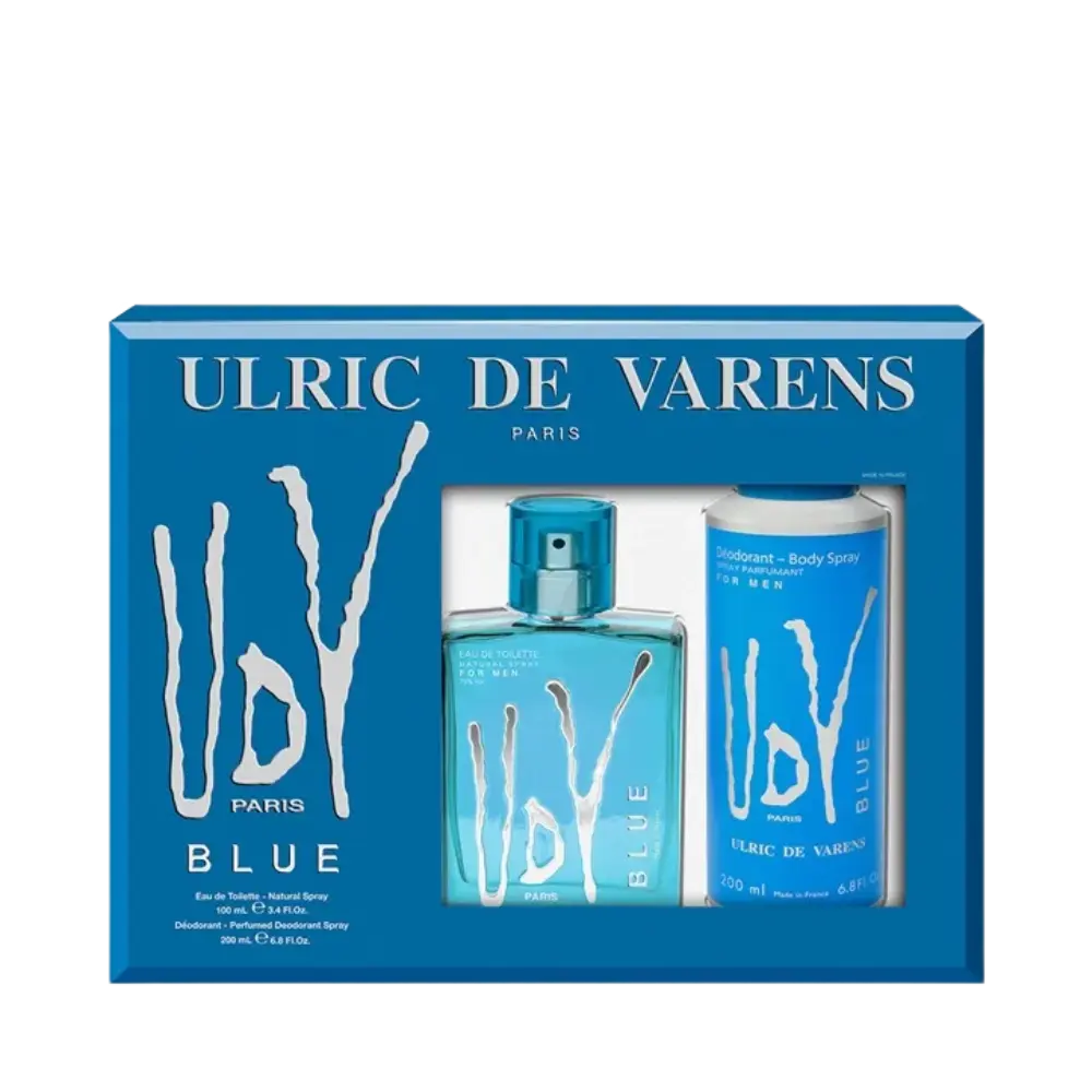 Kit Ulric de Varens Blue Masculino Eau de Toilette - Ulric de Varens - Universo do Perfume