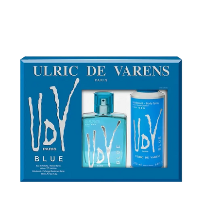 Kit Ulric de Varens Blue Masculino Eau de Toilette - Ulric de Varens - Universo do Perfume