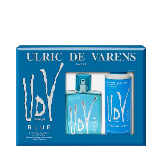 Kit Ulric de Varens Blue Masculino Eau de Toilette - Ulric de Varens - Universo do Perfume