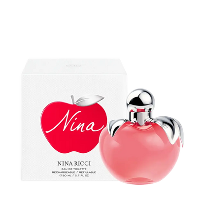 Nina Eau de Toilette Recarregável Feminino - Nina Ricci - Universo do Perfume