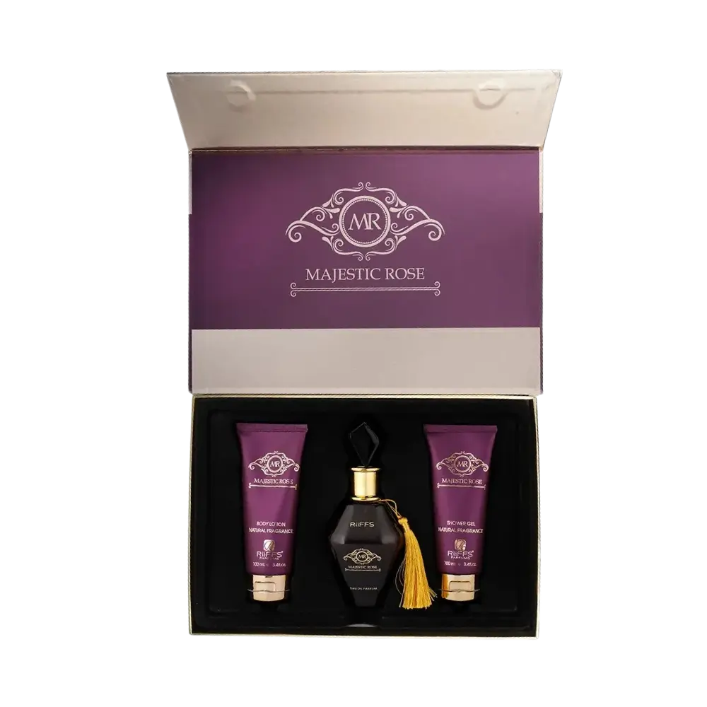 Kit Majestic Rose Eau de Parfum Feminino - Riiffs - Universo do Perfume