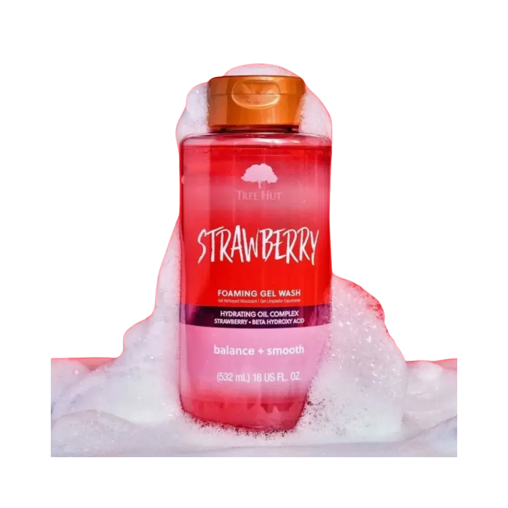 Tree Hut Strawberry Foaming Gel Wash Sabonete Liquido - Tree Hut - Universo do Perfume