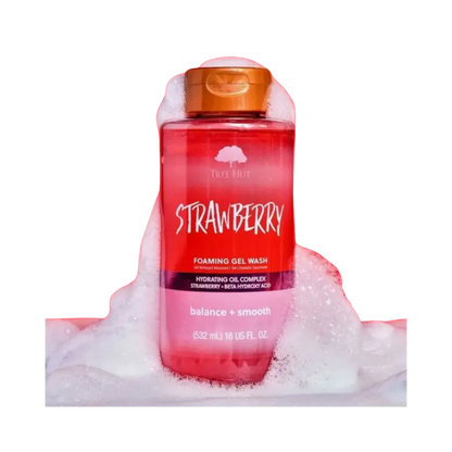 Tree Hut Strawberry Foaming Gel Wash Sabonete Liquido - Tree Hut - Universo do Perfume