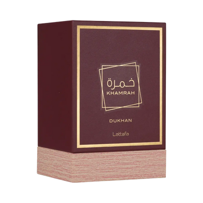 Khamrah Dukhan Eau de Parfum Unissex - Lattafa - Universo do Perfume