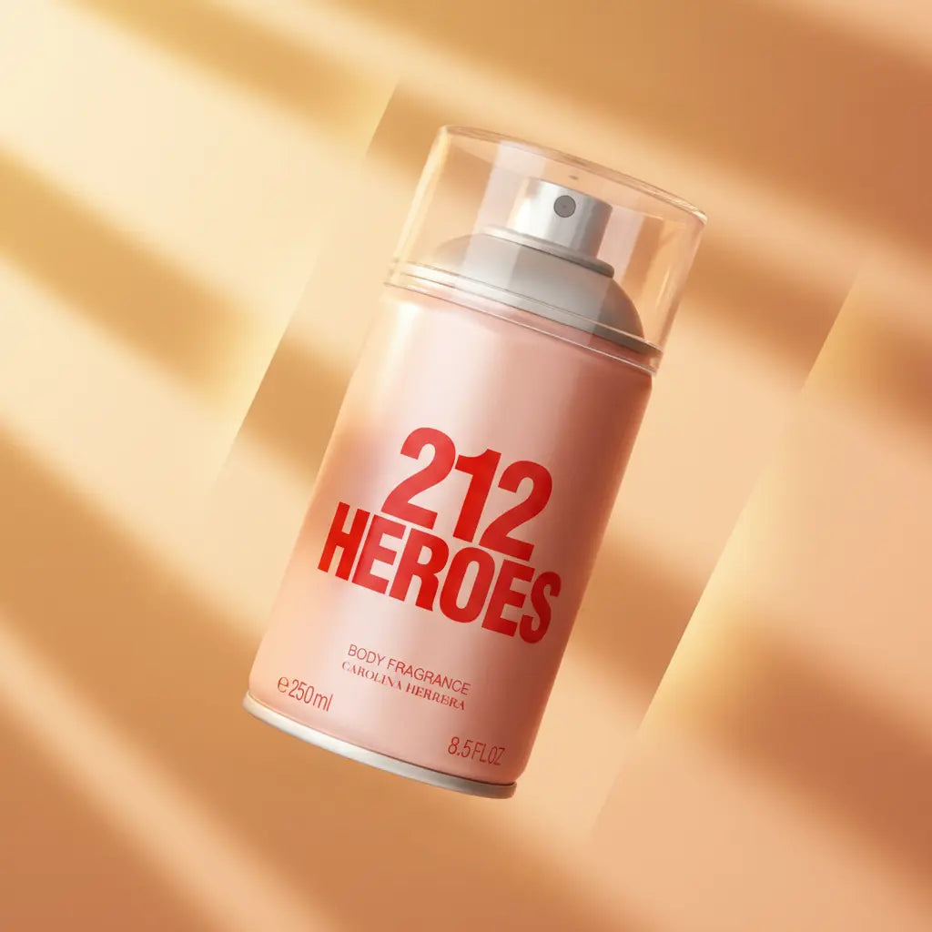 212 Heroes Body Spray Feminino - Carolina Herrera - Universo do Perfume