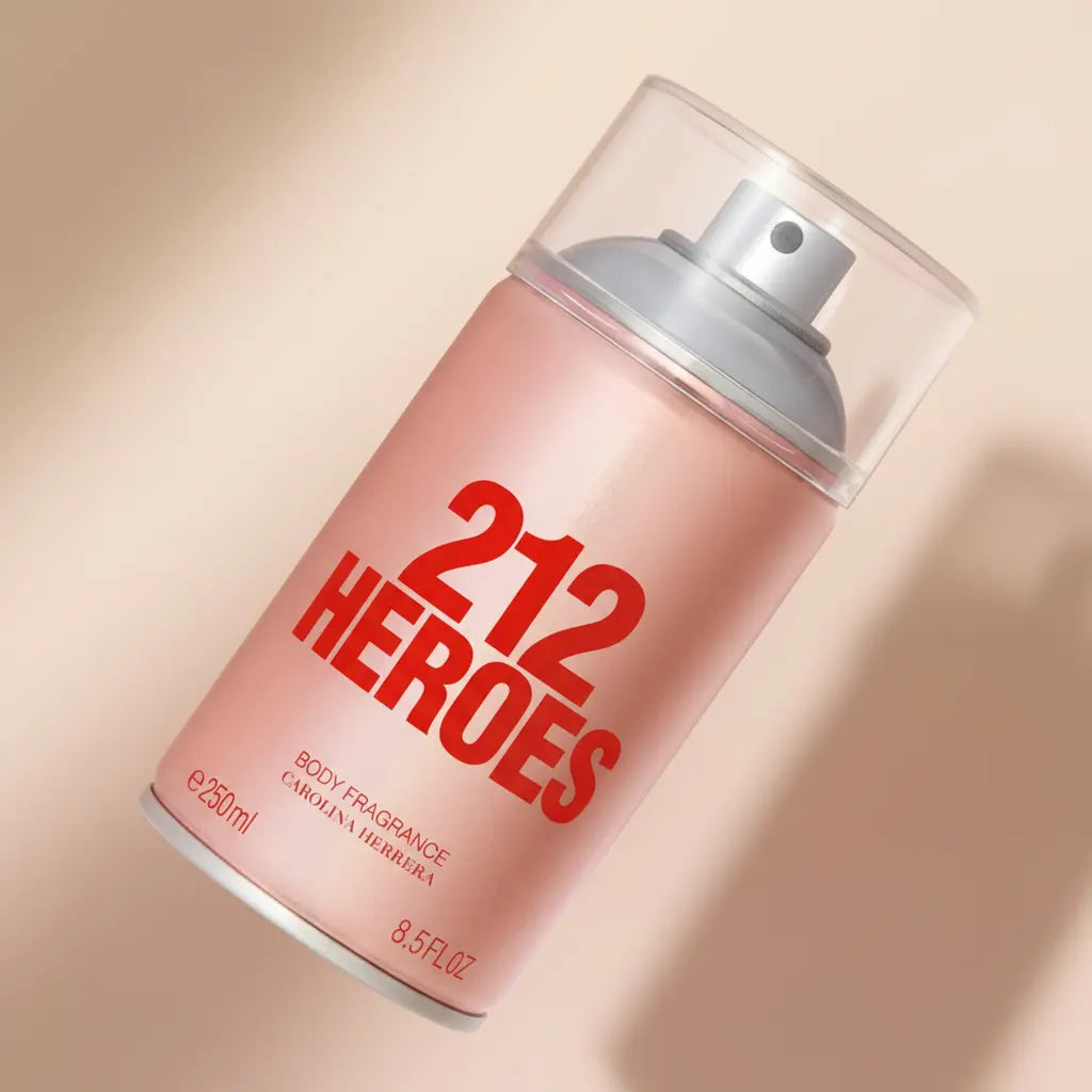 212 Heroes Body Spray Feminino - Carolina Herrera - Universo do Perfume