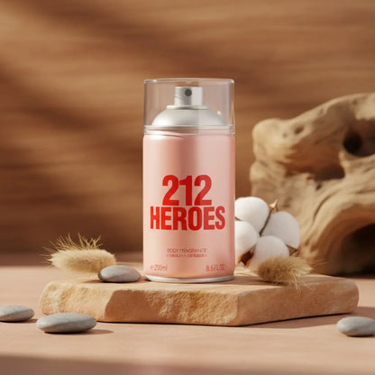 212 Heroes Body Spray Feminino - Carolina Herrera - Universo do Perfume