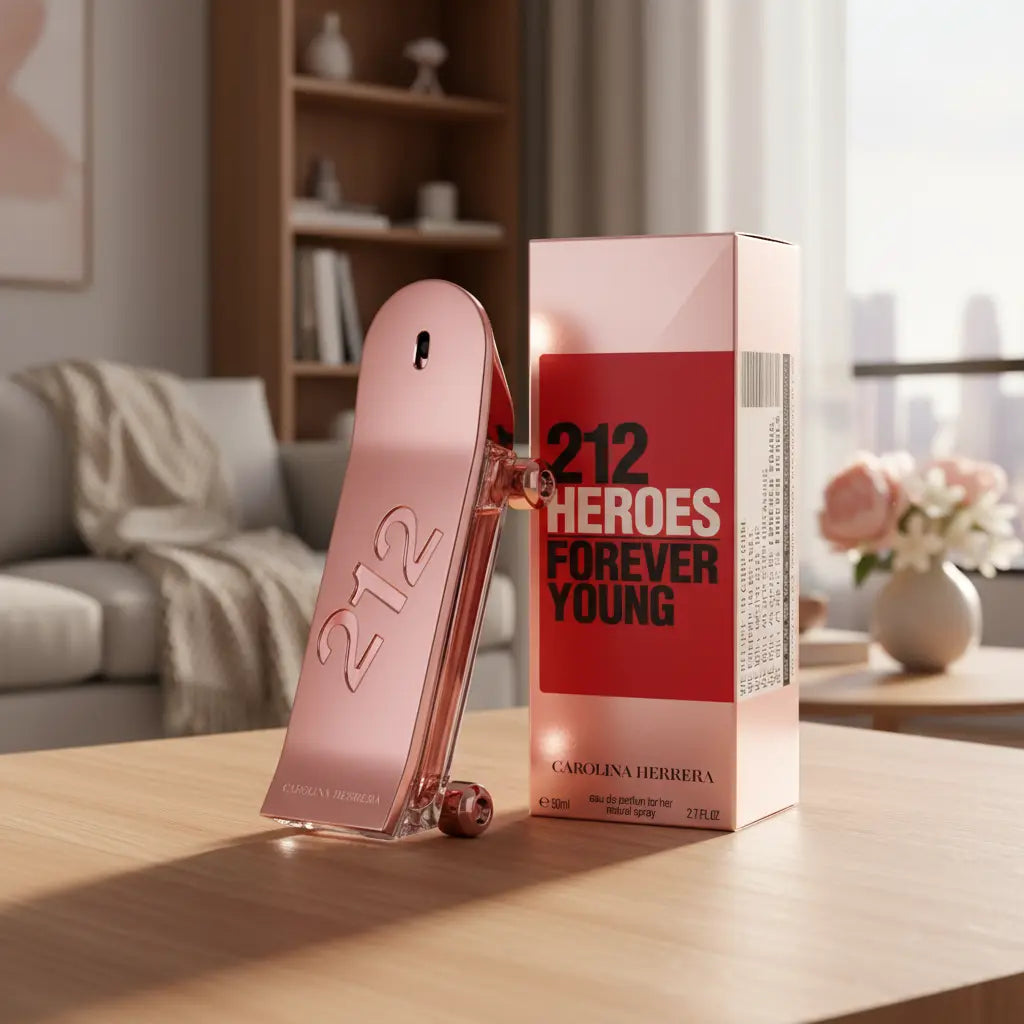 212 Heroes For Her Forever Young Eau de Parfum Feminino - Carolina Herrera - Universo do Perfume