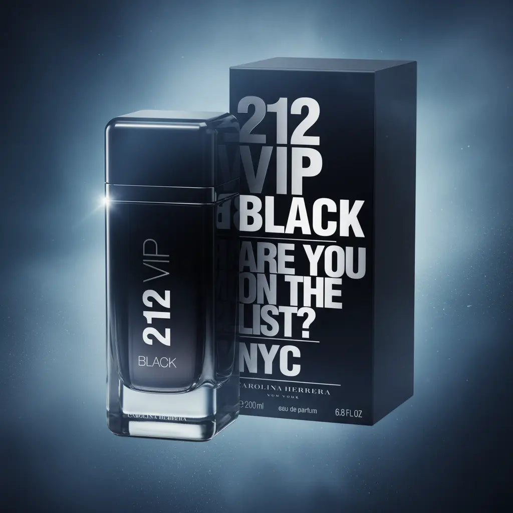 212 Vip Black Eau de Parfum Masculino - Carolina Herrera - Universo do Perfume