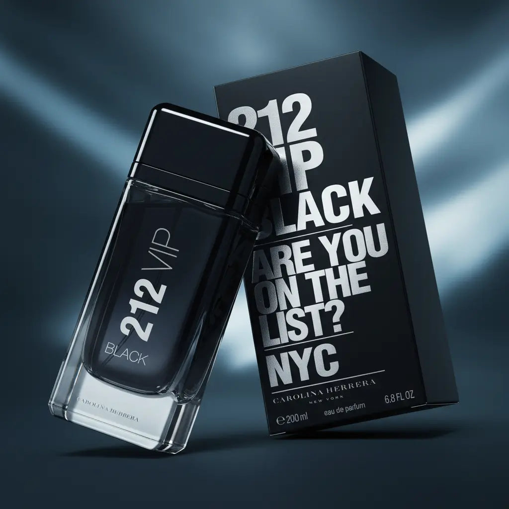 212 Vip Black Eau de Parfum Masculino - Carolina Herrera - Universo do Perfume