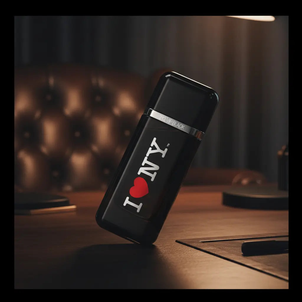 212 VIP Black I Love NY Eau de Parfum Masculino - Carolina Herrera - Universo do Perfume
