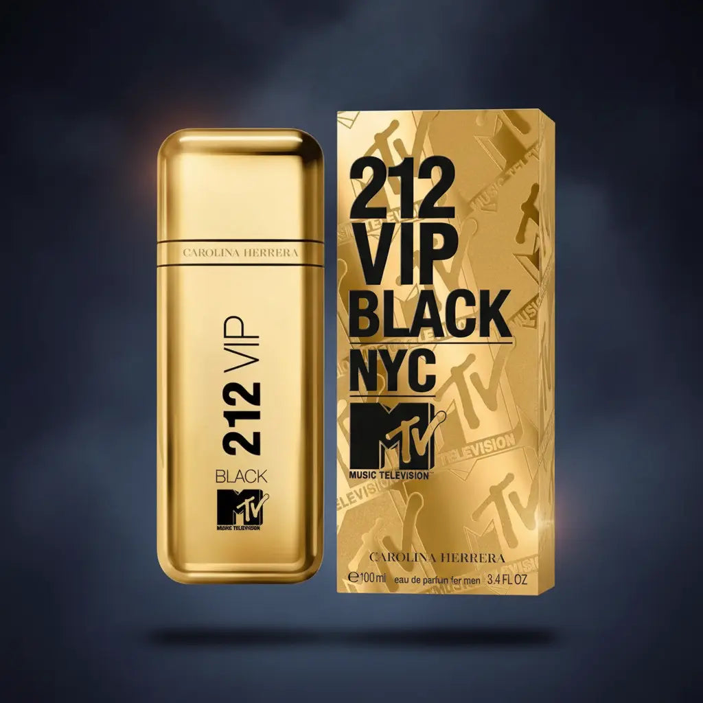 212 VIP Black NYC MTV Eau de Parfum Masculino - Carolina Herrera - Universo do Perfume