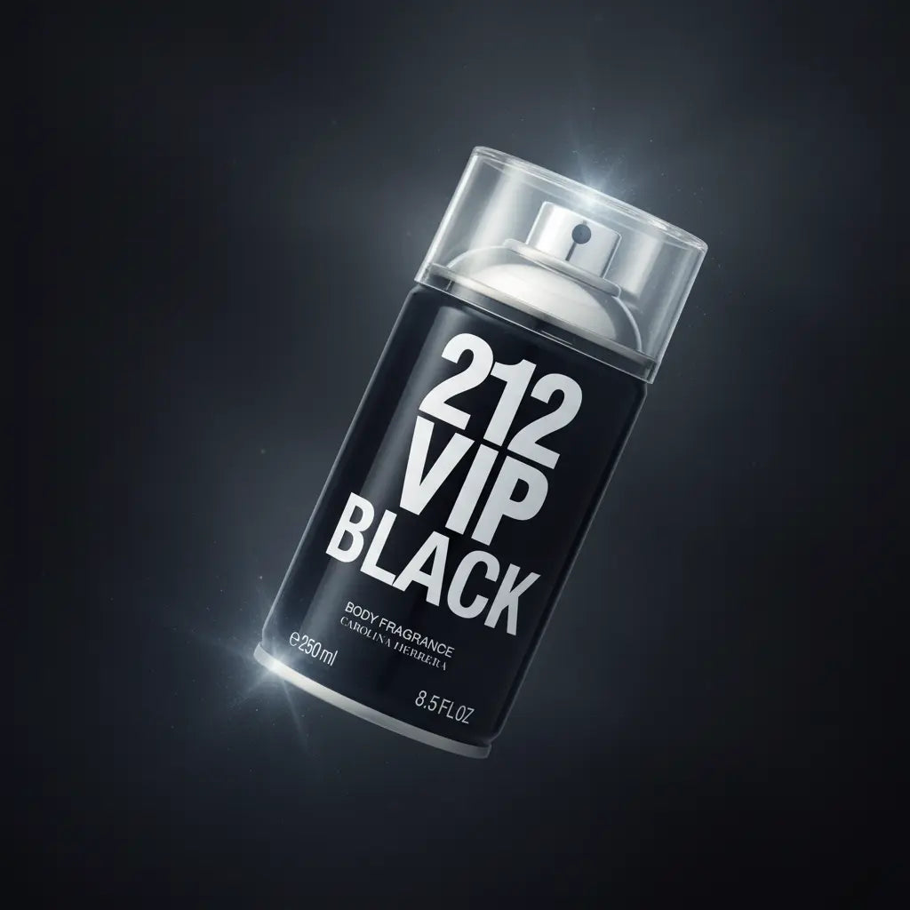 212 Vip Men Black Body Spray Masculino - Carolina Herrera - Universo do Perfume
