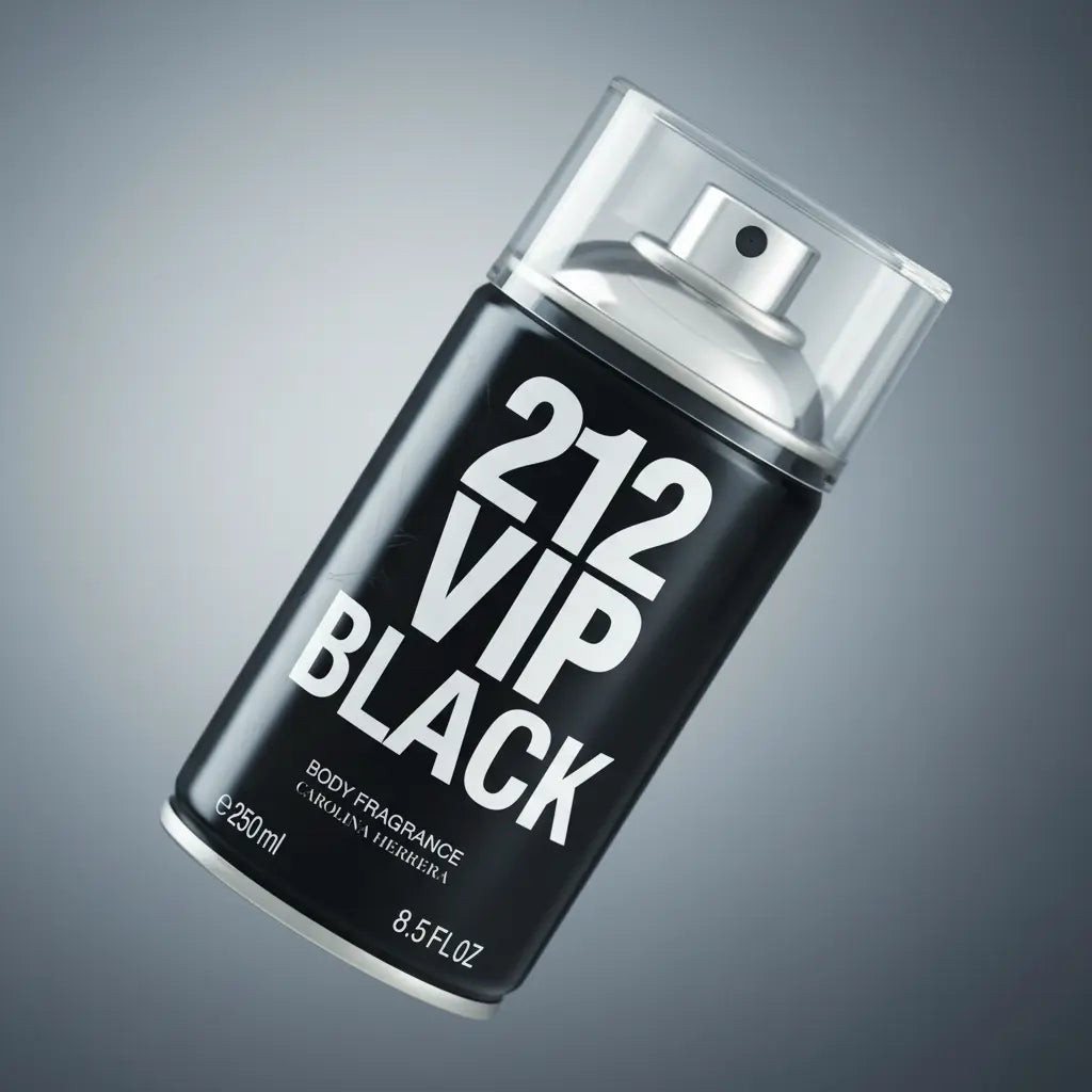 212 Vip Men Black Body Spray Masculino - Carolina Herrera - Universo do Perfume