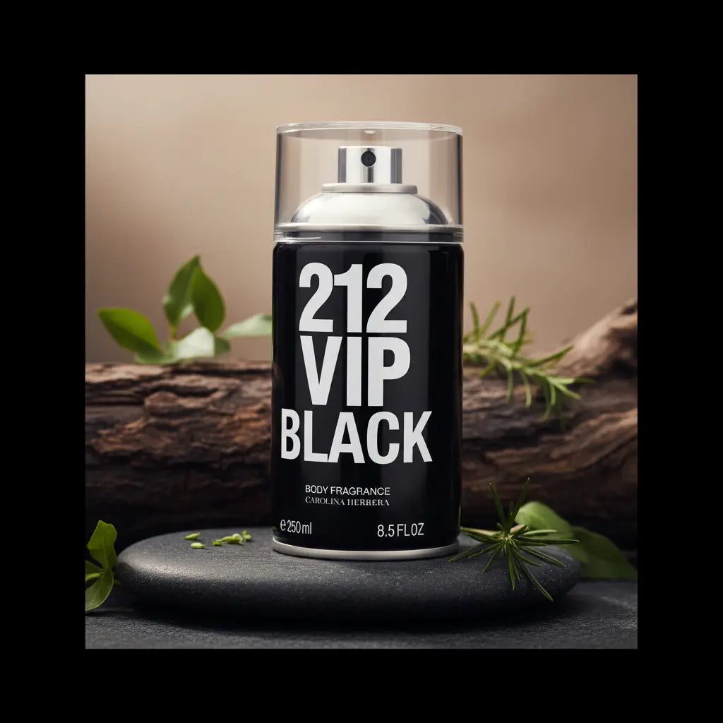212 Vip Men Black Body Spray Masculino - Carolina Herrera - Universo do Perfume