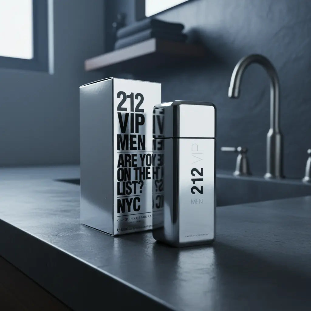 212 Vip Men Eau de Toilette Masculino - Carolina Herrera - Universo do Perfume