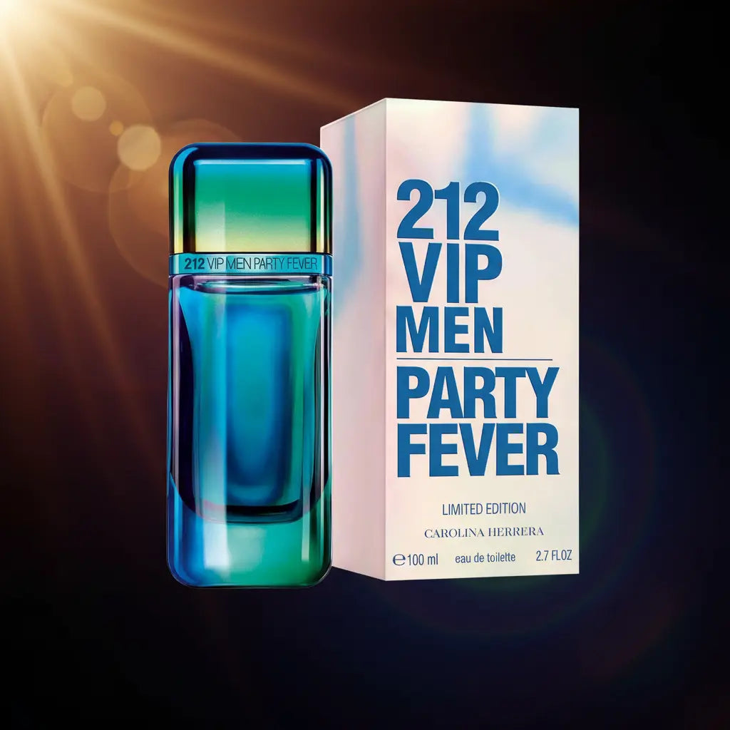 212 VIP Men Party Fever Limited Edition Eau de Toilette Masculino - Carolina Herrera - Universo do Perfume