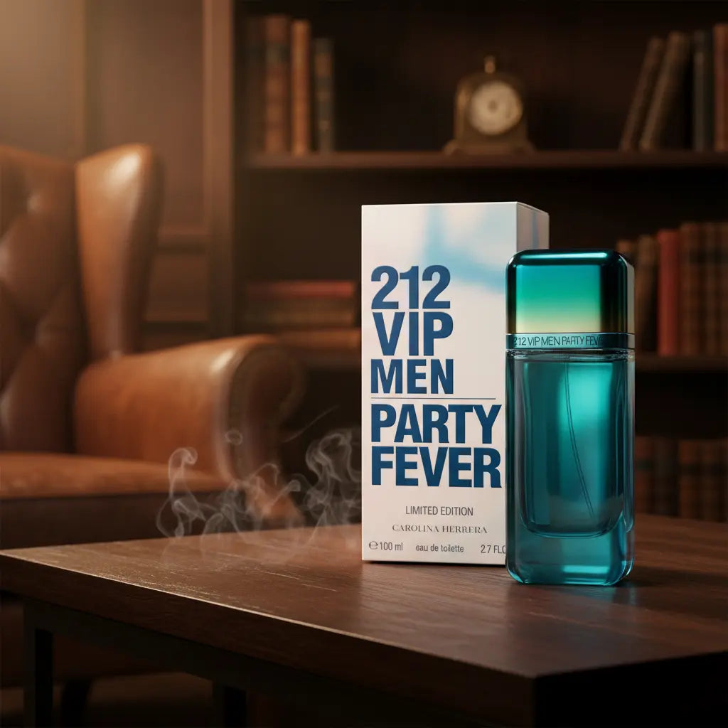 212 VIP Men Party Fever Limited Edition Eau de Toilette Masculino - Carolina Herrera - Universo do Perfume