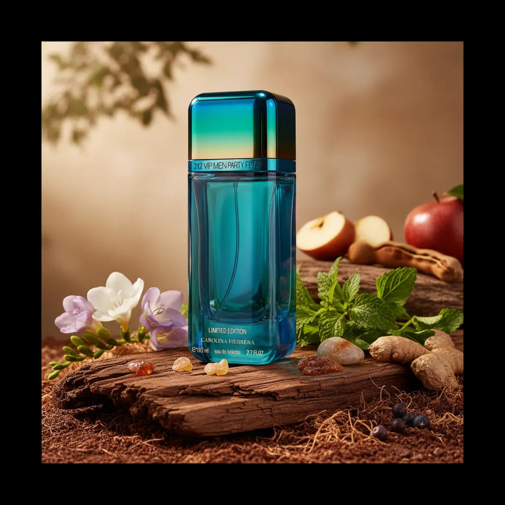 212 VIP Men Party Fever Limited Edition Eau de Toilette Masculino - Carolina Herrera - Universo do Perfume