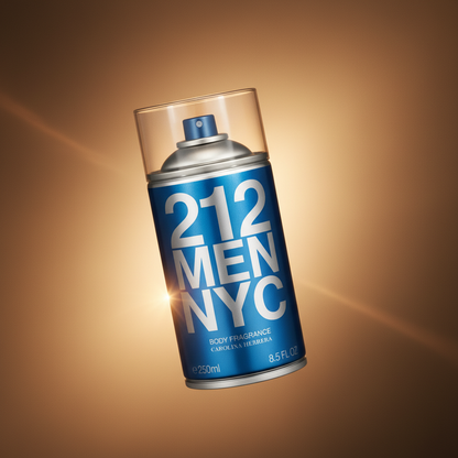 212 Vip Nyc Men Body Spray Masculino - Carolina Herrera - Universo do Perfume