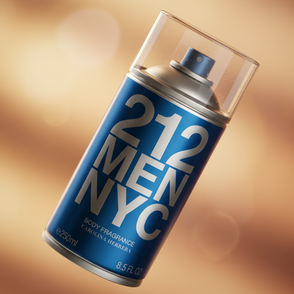 212 Vip Nyc Men Body Spray Masculino - Carolina Herrera - Universo do Perfume