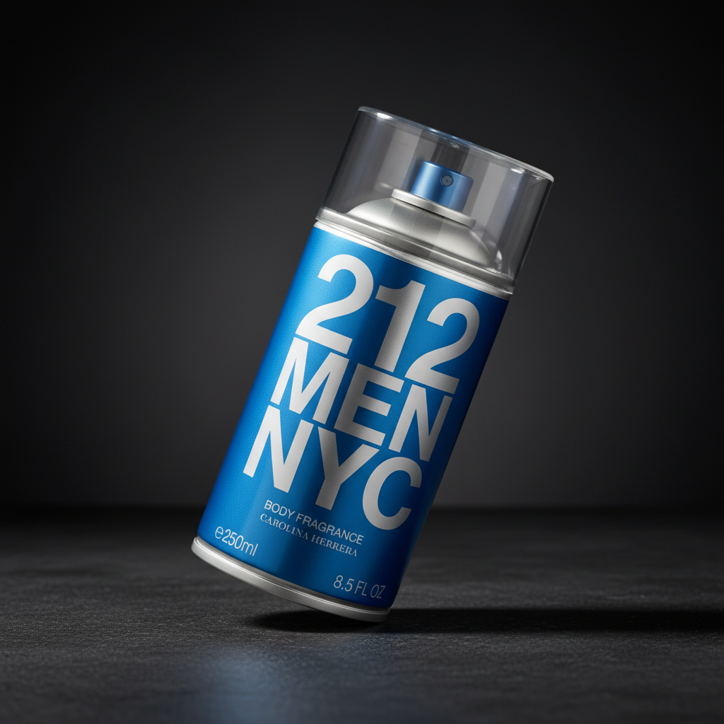 212 Vip Nyc Men Body Spray Masculino - Carolina Herrera - Universo do Perfume