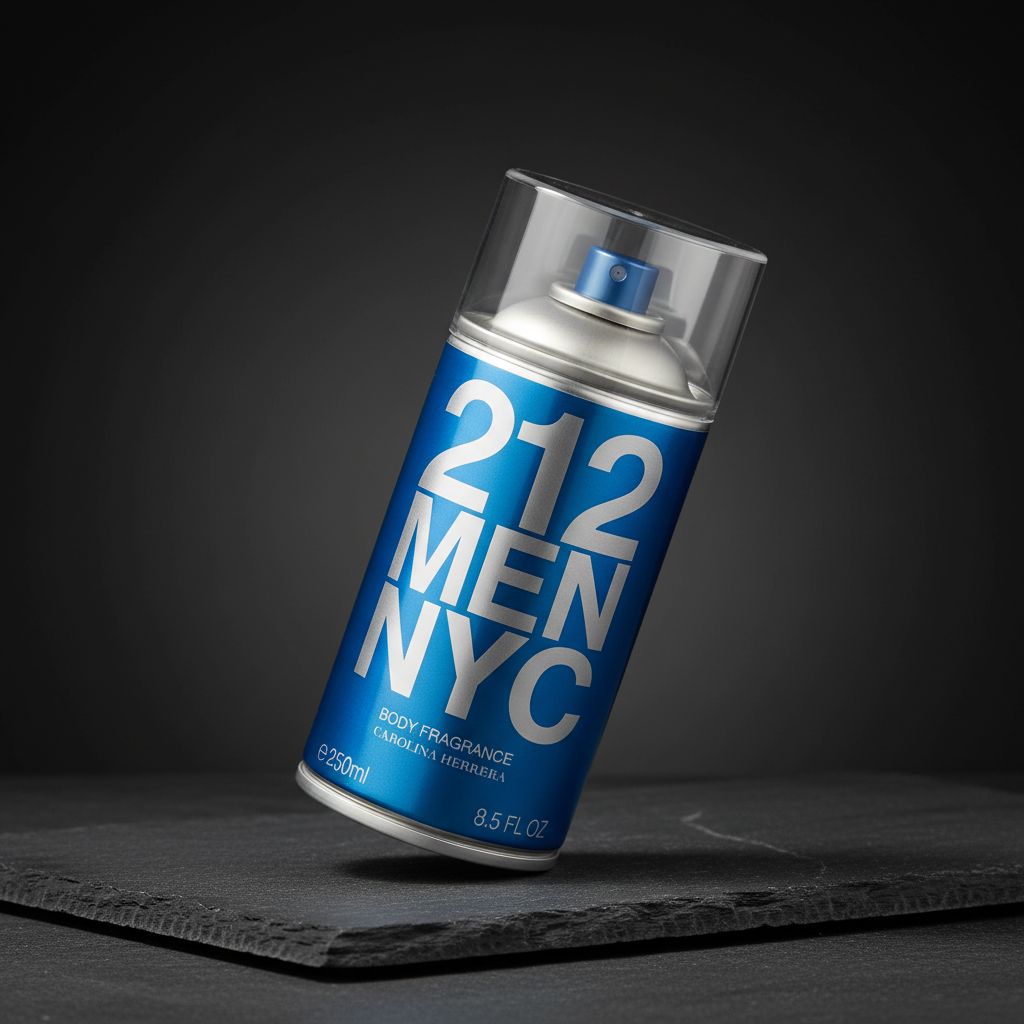 212 Vip Nyc Men Body Spray Masculino - Carolina Herrera - Universo do Perfume